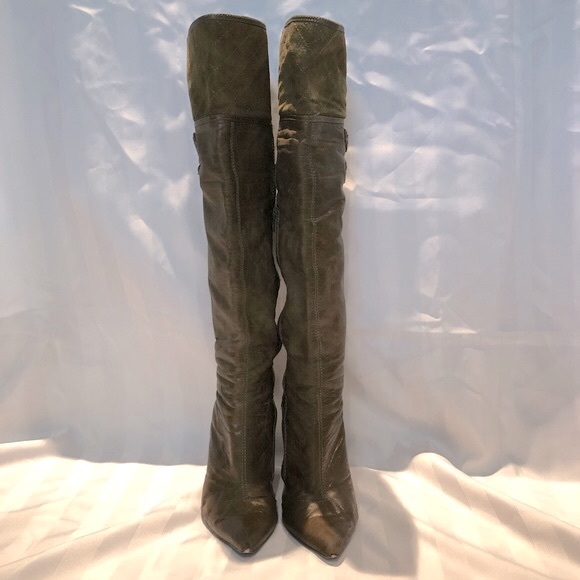 Le Chateau Leather Over the Knee Boots - Picture 5 of 15